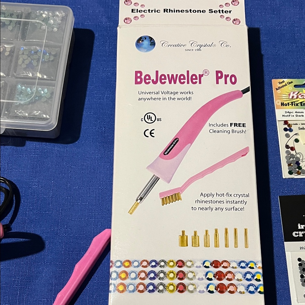 BeJeweler Pro Crystal Rhinestone Setter Kit - Pink - Picture 3 of 5